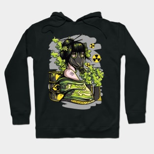 Masked Beauty Miko: Poisonous Lady (Biohazard) Japanese themed Hoodie